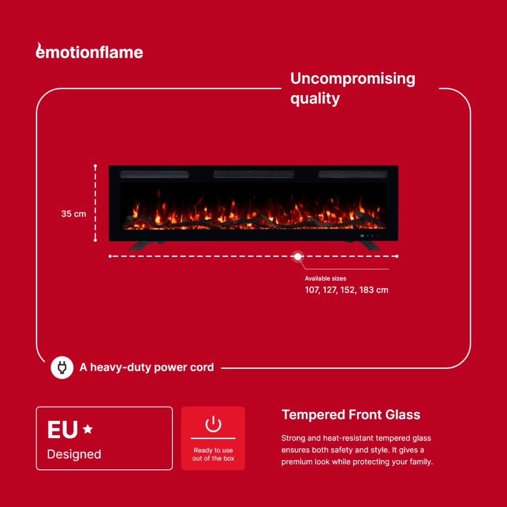 Monarch - Electric fireplace